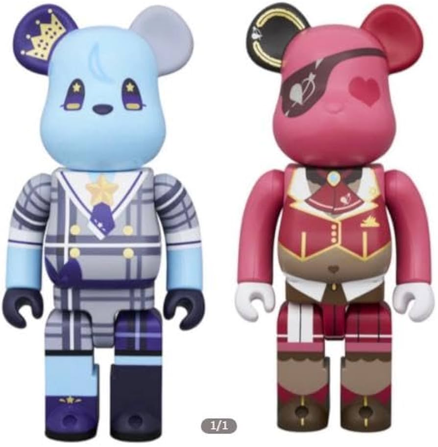 新品　ベアブリック 宝鐘マリン 100％ ＆ 400％　コラボ　グッズ Amazon.co.jp: ホロライブ ベア ブリック 星街すいせい&宝鐘