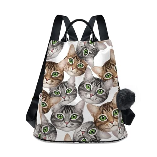 Sac à dos pour femme avec fermeture éclair dans le dos et design antivol 17L