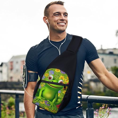 Mochila tipo Sling Bolsa Deportiva Casual para Senderismo miniatura 3