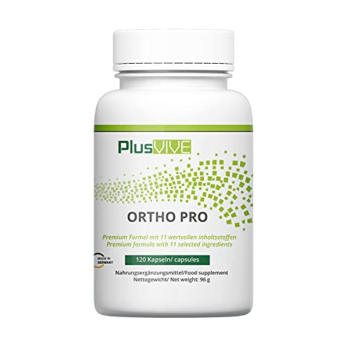 Plusvive - Ortho Pro Formel für Gelenke mit Glucosamin, Chondroitin MSM, Hyaluronsäure, 120 Kapseln Cover