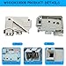 WH10X10008 Washer Door Lock Replacement WG04L01621 Switch Assembly FIT FOR GE Washer Compatible with WCVH4800K0WW WCVH4800K1WW