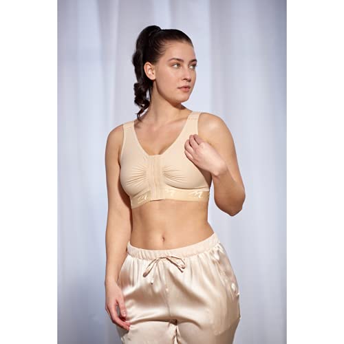 MARENA B2 Adjustable Shirred Front Shoulder Closure Post-Surgical Bra3