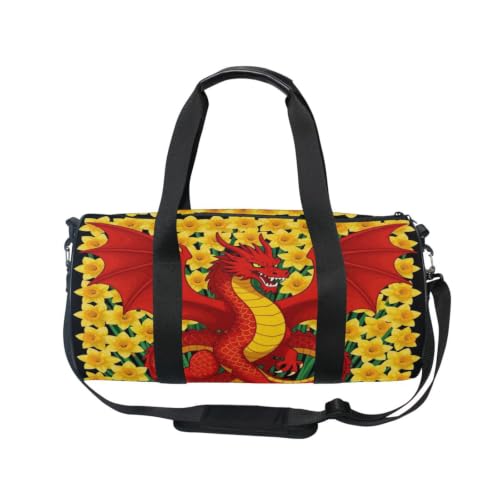 Bolsa de gimnasio ligera con bolsillo interior organizador 2