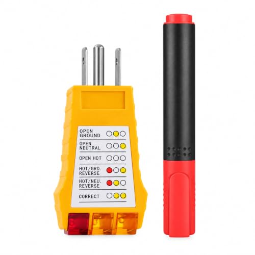 Grounding Tester Kit, Outlet Tester & Conductivity Pen