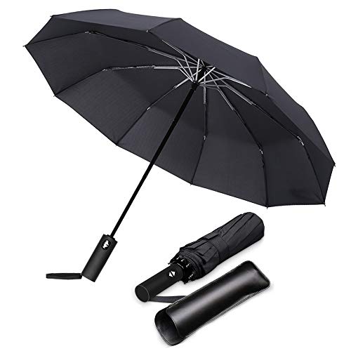 Karrong, Taschenschirm Schwarz Schwarz