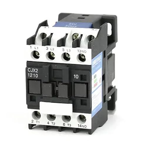 Contacteur AC CJX2-1210 bobine 24V avec coupure triphasée sécurisée 12A
