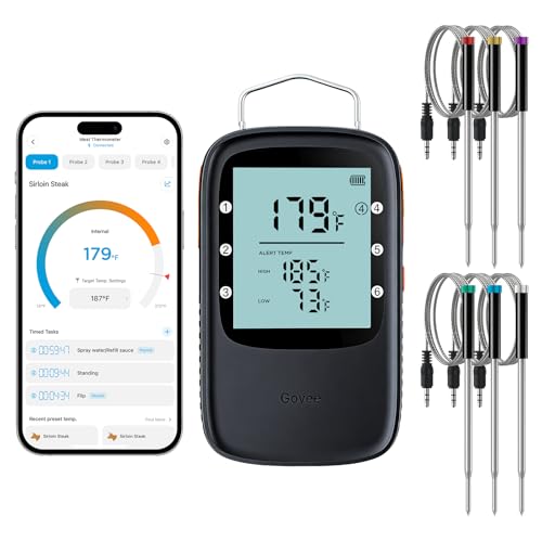 Govee Bluetooth Meat Thermometer with 6 Probes