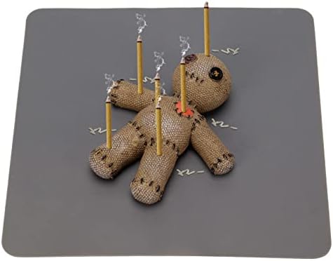 Voodoo Doll Incense Holder for Sticks with Ash Catcher, Unique Incense Burner for Praying Desktop Resin Ornament for Yoga Room, Ornament Handmade Craft for Home Decoration
