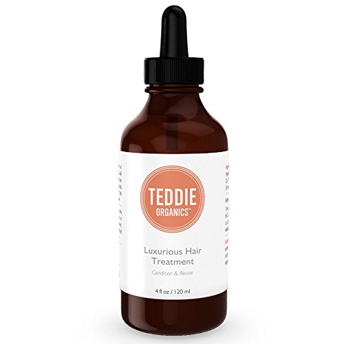 Organic Hair Treatment Oil - Pure Organic Blend of Cold Pressed Argan Oil, Rosehip Oil and Golden Jojoba Oil - Use as Luxurious Hair Treatment or as Multi-Purpose All Natural Face and Body Moisturizer