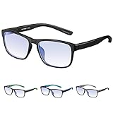 filtro azul pantalla ordenador 【Duradero y cómodo】 Material de marco de nailon TR90 ultra liviano y flexible para una mayor durabilidad y un uso cómodo a largo plazo. El diseño de marco informal ofrece la mejor comodidad para usted, por lo que puede usar durante mucho tiempo sin sentir fatiga ni molestia.