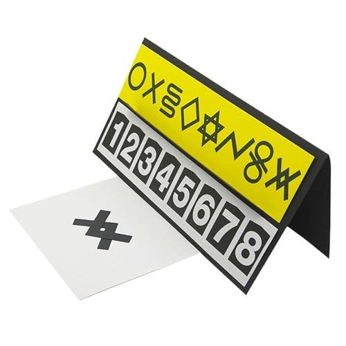 SVCEQZE Trucos de Magia para Adultos, Cosas mágicas,Trucos de Primer de símbolos gráficos | Carnaval Día de los Inocentes Festival Vacaciones Mentalismo Calle Ilusión Juguetes mágicos