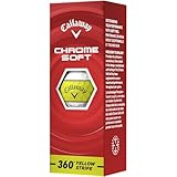 CHROME SOFT 360° YELLOW STRIPE�{�[�� 2026�N���f�� 1�X���[�u(3������) [�z���C�g]