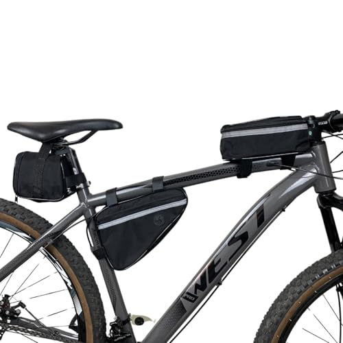 Bolsa Quadro Triangular Bike Impermeável Refletivo Bicicleta Artmania