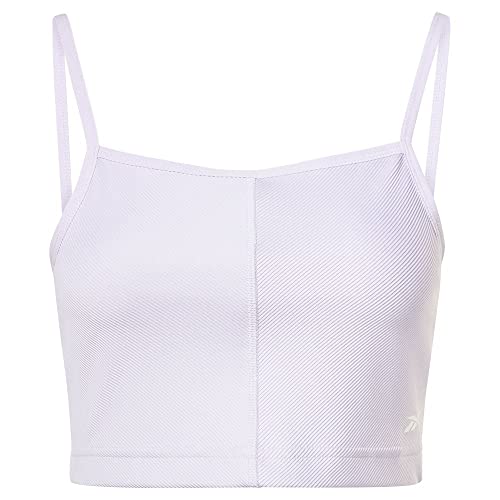 Reebok Yoga Rib Crop Shirt pour femme t-shirt de yoga court côtelé noir en taille M