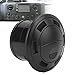 75mm/3inch Dashboard Air Conditioning Deflector Universal Fit for Bus RV Round Vent Black Louvered Outlet Replacement