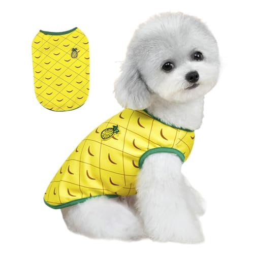 Roupas de verão de cachorro, camisa de cachorro pequeno - Roupas de verão para animais de estimação