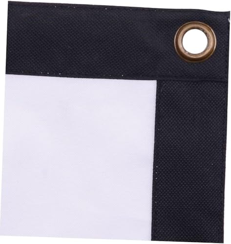 Écran de projection pliable en polyester blanc portable pour rétroprojecteur (lot de 2) - 5