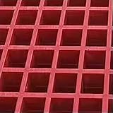 39.37x9.44x1.49in Molded Grating, Floor Grating, Fiberglass Drain Grate Molded Gratings High Strength Trench Cover Non Slip Industrial Stair Tread Roof Tread for Outdoor Drainage (Red