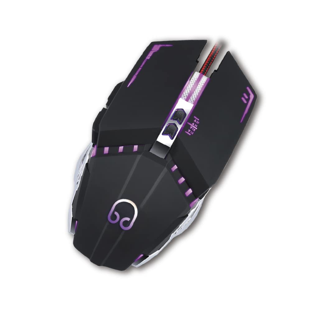 Ratón Gaming Biwond R2 Pro Rainbow Edition (7 Botones, 3 Modos dpi,Wireless, LED RGB)