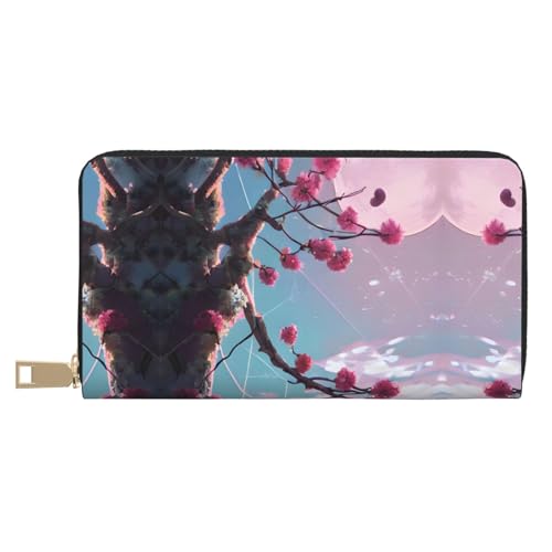 Monedero de mano largo floral para guardar el móvil sin usar bolso
