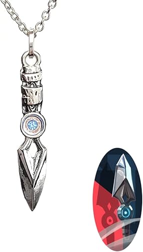 MEIFNG Juego Cosplay Kunai - Collar de cuchillo para cosplay, colgante punk unisex