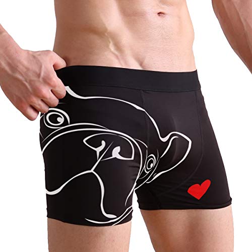 Men's Boxer Briefs Underpants, Dog Panther Shark Dragon Underwear for Men Adult2