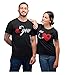 Coppia T-Shirt Magliette Innamorati - You - Me - Puzzle - Innamorati - Idea Regalo
