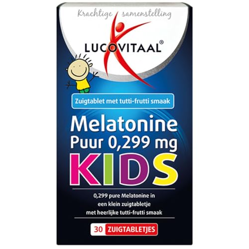 Lucovitaal - Melatonine Puur Kids - 6 x 30 zuigtabletten - Voordeelverpakking