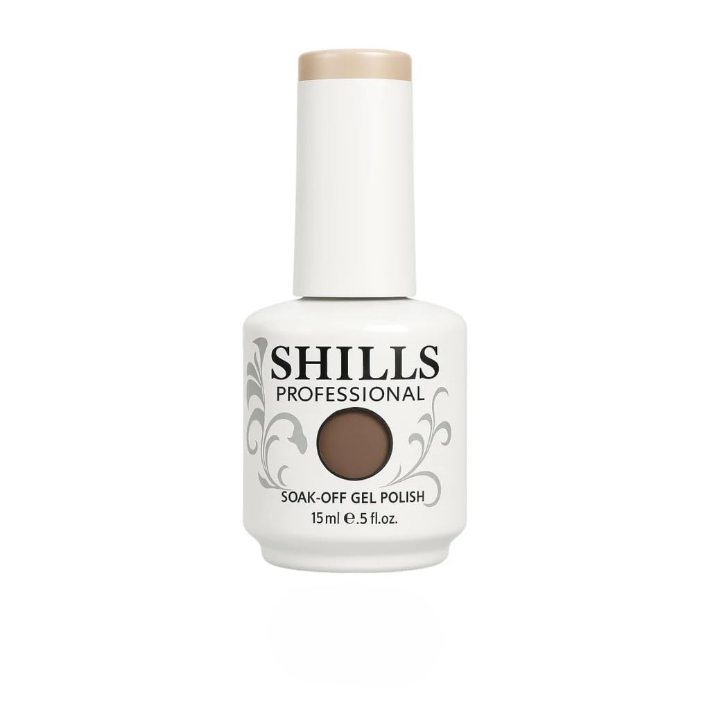 SHILLS PROFESSIONAL Jelly Gel Polish 15ml | Translucent Nude to Deep Shades | Soak-Off UV/LED Nail Gel | Glossy Jelly Finish | Long-Lasting, Smooth & Buildable | Professional Salon-Grade Nail Polish (391 – Taupe Brown Jelly)-image-26