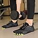 ERTUPE Hike Barefoot Shoes for Women Men Wide Toe Water Shoes Non Slip Breathable Grounding Footwear for Hiking Walking Beach Pool Kayaking Neuropathy Black