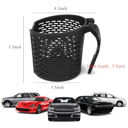 Portavasos Trasero Para Auto Ohleats Negro miniatura 2