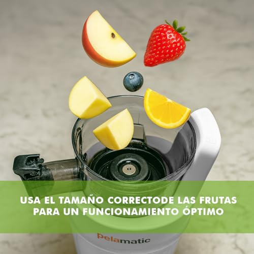 Zuminstant Compacto - Exprimidor eléctrico de zumo (Slow Juicer): Prensado en Frío, Rico en Nutrientes, Licuadora sin espuma, Ahorro de Espacio, Elegante y Versátil - Para Frutas y Verduras Frescas - imagen 8