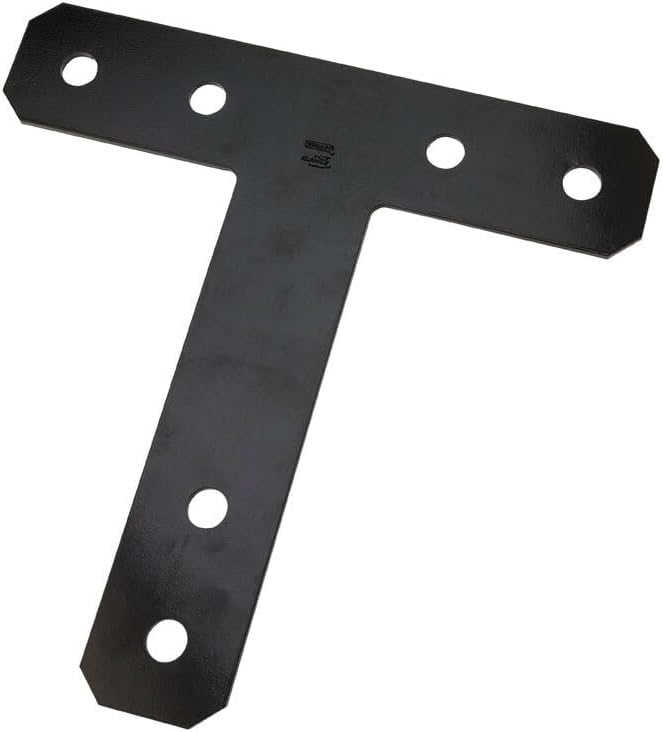 National Hardware N266-473 Black Plate T 12x12in Steel, 12x12