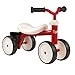 Smoby 721400 – Rookie rower biegowy – idealna pomoc w nauce chodzenia dla dzieci od 12 miesięcy, rower do nauki chodzenia z koszem na zabawki, wzornictwo retro dla chłopców i dziewczynek