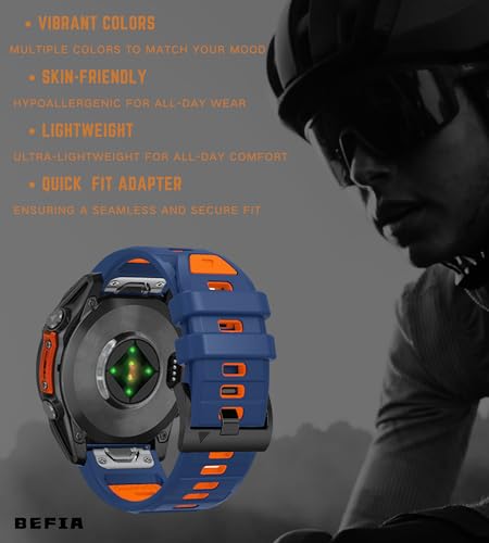 Image of 22mm Watch Band for Garmin fenix 8 47mm 5 6 fenix 7 sapphire solar band Quick Fit 22 Watch Bands for Garmin Watch Forerunner 965 955 epix gen 2 47mm Strap Comfort for Men Women