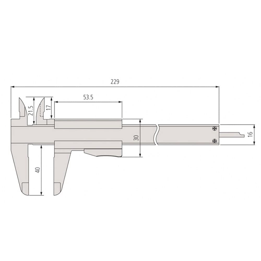 Mitutoyo mt531 – 128 calibre Vernier 6 in/150 mm 531 – 128