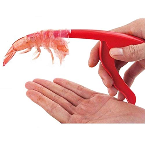Décortiqueur crevettes pince à crevettes outil cuisine fruits de mer accessoire TV idée cadeau original qualité professionnelle facile utilisation gadget pratique
