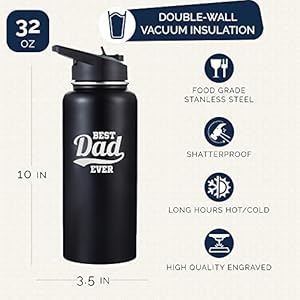 Yourdreampartyshopbestdadevertumbler32ozinsulatedwaterbottlegiftsforfathersnewdadgift Urban Country Home Decor Your dream party shop best dad ever tumbler32oz insulated water bottle gifts for fathers new dad gift urban country home decor