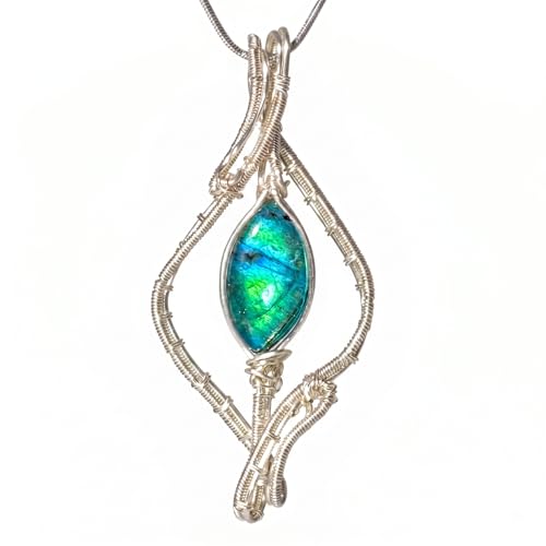 EZhandcraft ���u���h���C�g�y���_���g - �uArgent Oculus�v�V���o�[���C���[���b�v�l�b�N���X�ADNA�w���b�N�X�f�U�C���̃~�X�e�B�b�N�A�C�V�F�C�v�X�g�[���A�j���Ə��������̐_�b�I�ȃW���G���[�A���j�[�N�ȃ\�[�T���[�M�t�g