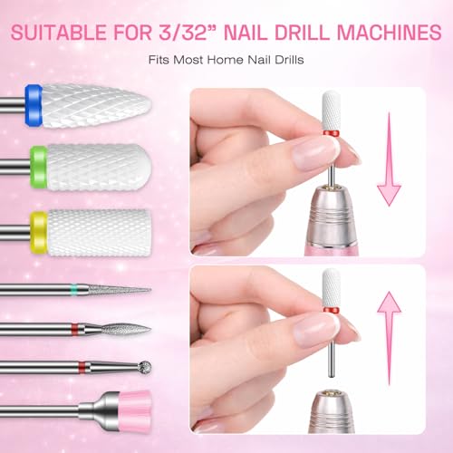 Kit de Brocas para Manicura 22 Piezas Profesional miniatura 7