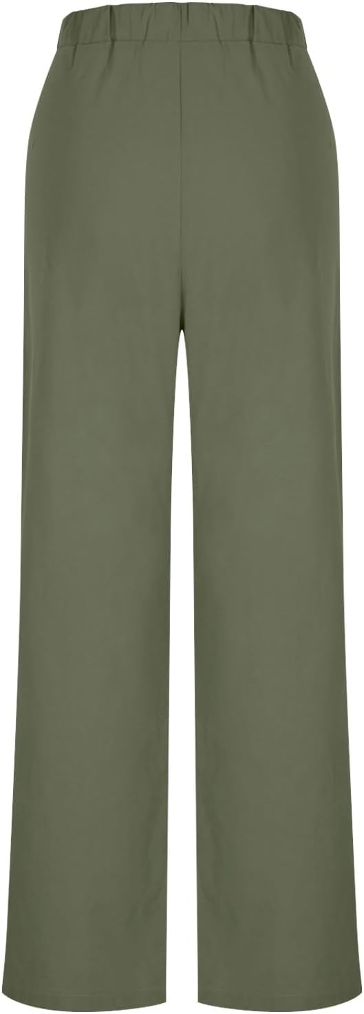 Linen Sets for Women 2 Piece Tank Top & Linen Pants Matching Lounge Set Casual Summer Beach Vacation Trendy Clothes - Image 7