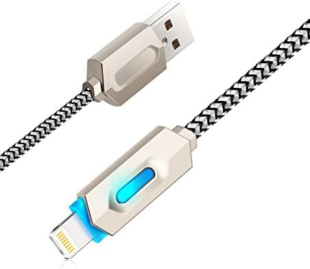 Amazon Co Jp スマート電源オフledインジケータlightningケーブル充電器ワイヤfor Iphone 6 6s 7 8 パソコン 周辺機器