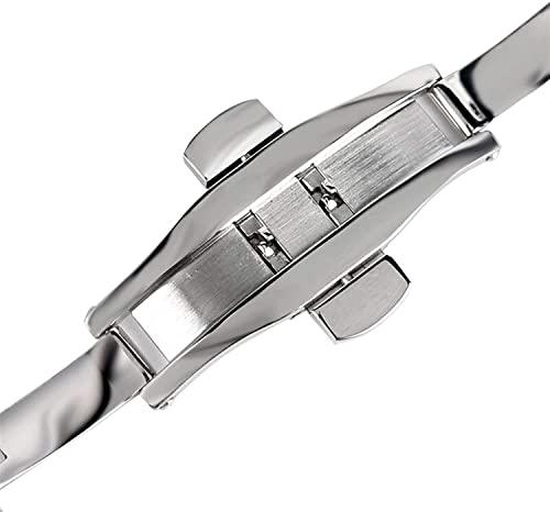 Bracelet de montre homme acier inoxydable résistant eau et usure 22mm