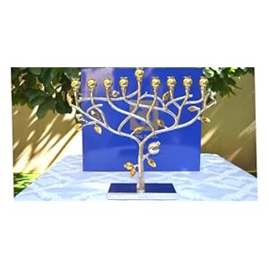 menorah hanukkah hanukkiah tree of life Pomegranate tree by yair emanuel judaica gift menorah hanukkah hanukkiah tree of life Pomegranate tree by yair emanuel judaica gift