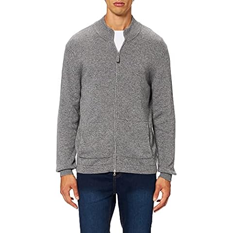 United Colors of Benetton Men's Dark Grey Cardigan Cover