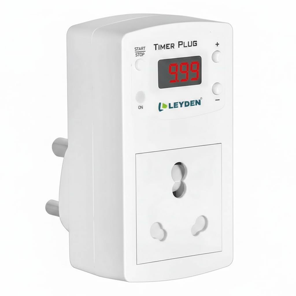 LEYDEN® TP-CYC 16A 220VAC Digital Cyclic Timer Plug Socket | ON Off Interval Timer 1 Second–999 Minutes | Heavy Duty Plug for Fogger Motor, Misting System, Circulation Pump, Hydroponic Irrigation (1)-picture-11
