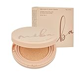 MIBA Nano Fit Proof Cushion. Extreme Thin Cover Layer. 12H Power Long Lasting Cover.Air-Wear Breathing Base.VEGAN. SPF50+ PA+++ 20g / 0.7 oz (N23 Natural Beige)