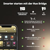Philips Hue White Ambiance E27 LED Glühbirne, 1100lm, warm- bis kühlweiß, dimmbar, steuerbar via App, kompatibel mit Amazon Alexa (Echo, Echo Dot), 2er Pack, alte Generation – Ansicht 9