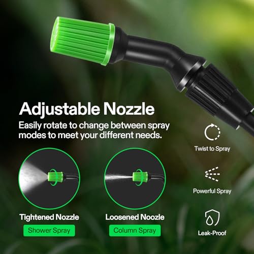 Image of VIVOSUN Pump Sprayer 2 Gallon, Pressurized Lawn & Garden Water Spray Bottle with Adjustable Shoulder Strap, Pressure Relief Valve, for Spraying Plants, Garden Watering and Cleaning