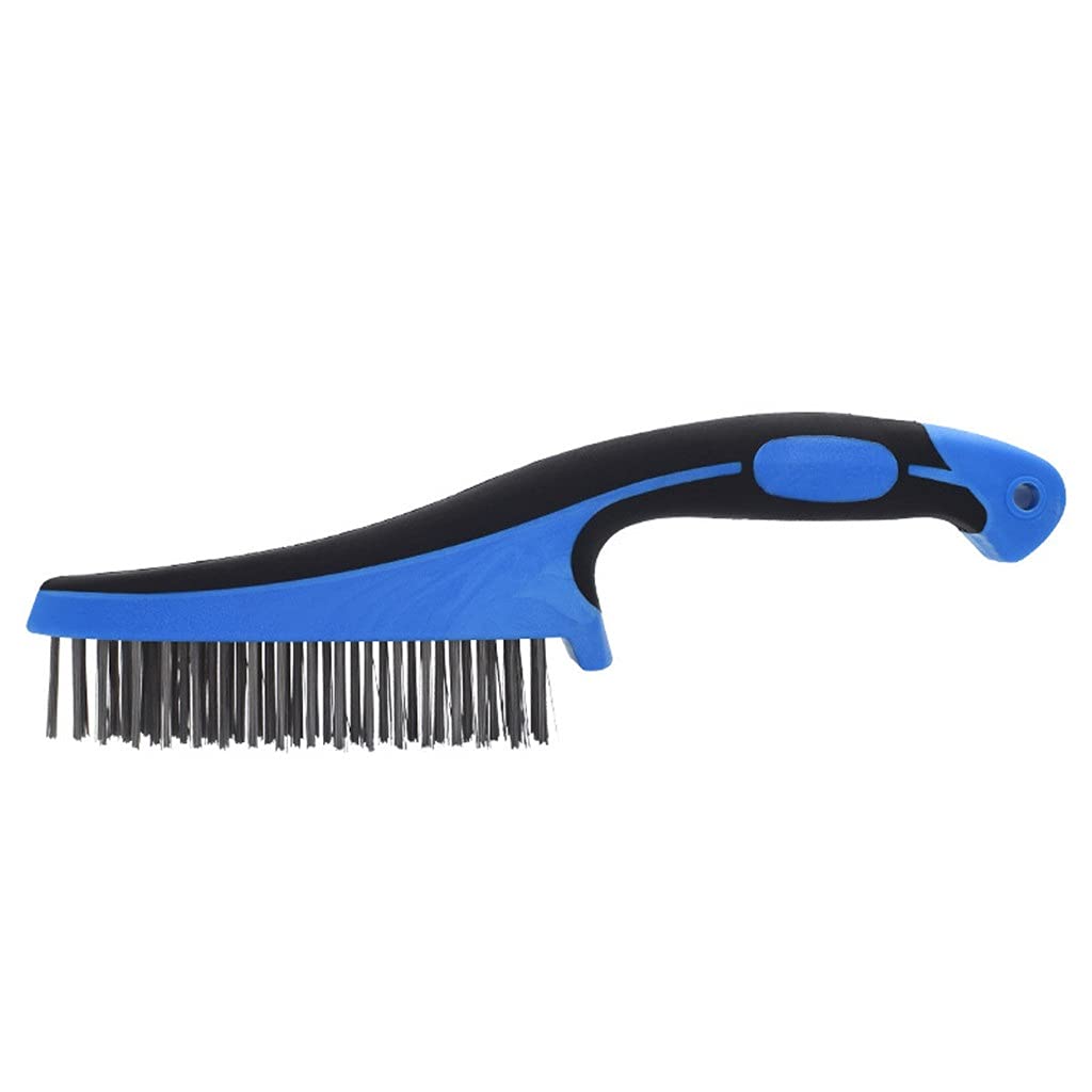 Steel Wire Brush Metal Brush Rust Removal Oil Removal Industrial Polishing Household Cleaning 1pcs